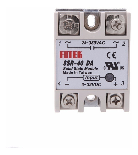 Relay Rele De Estado Solido 40 Amp Ac -  Electroimporta