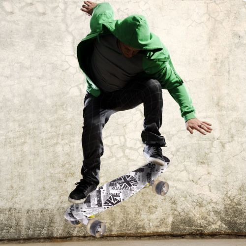 Ejercicio Al Aire Libre Crucero Concisa Patineta Estilo Wave