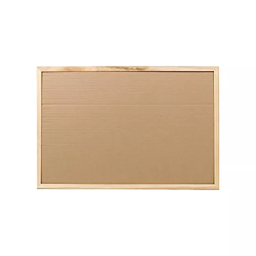  Tablero de anuncios de corcho pequeño para oficina y trabajo,  12 x 18 pulgadas, color beige : Productos de Oficina