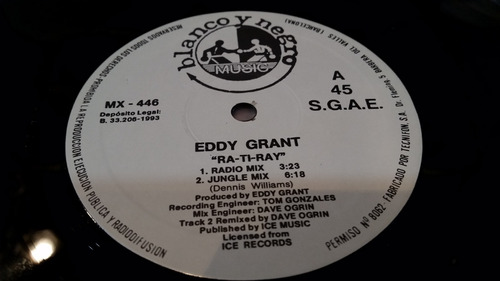 Eddy Grant Ratiray Vinilo Maxi Muy Bueno España 1993