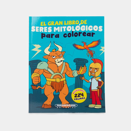 Libro El Gran Libro De Seres Mitológicos Para Colorear