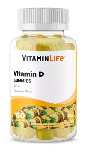 Vitamina D Gummies (60 Gomitas) Vitamin Life
