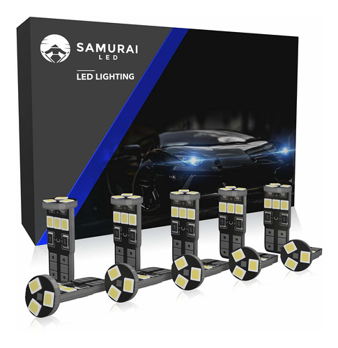 Samurai Led194 921 Led Bulb Super Bright Xenon White Canbus 