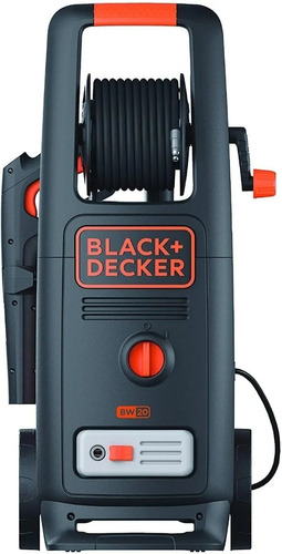 Hidrolavadora eléctrica Black+Decker BW20 negra y naranja de 2000W con 2030psi de presión máxima 220V