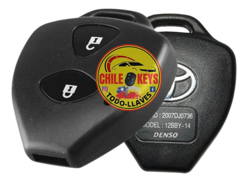 Carcasa Llave Toyota Camry Corolla Rav4 Echo Yaris Echo 2b