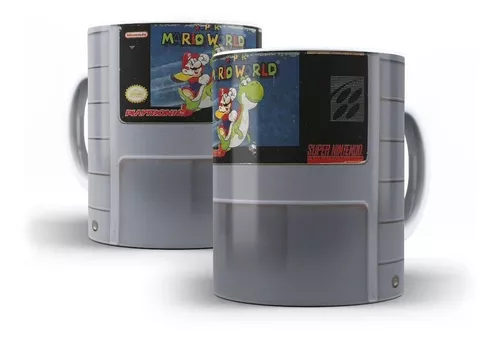 17 artes jogo Mario para caneca (Super nintendo)