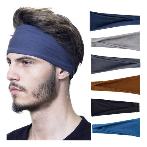 Banditas Deportivas Cabeza Diadema Absorbe El Sudor 4pcs