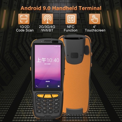 Terminal Pda Wifi Portátil Android Inch Con Escáner 4