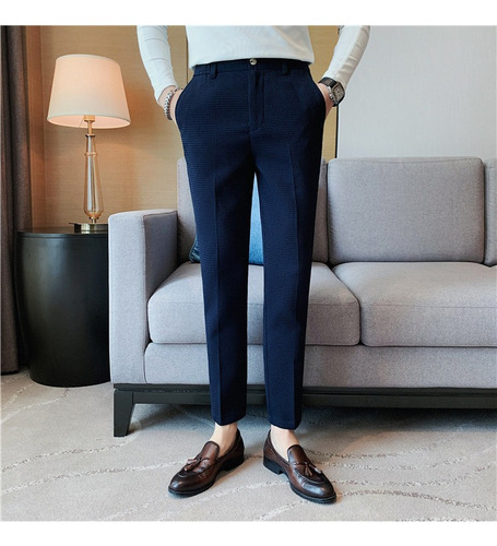Pantalon De Vestir Para Hombre Casual Vintage Formal