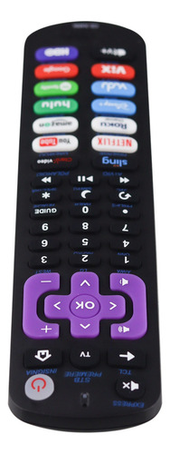 Control Compatible Con Roku Tv Tcl LG Hisense Sharp Philips