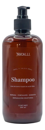  Shampoo Nocalli® - Miel, Jalea Real Y Áleo Vera 500 Ml