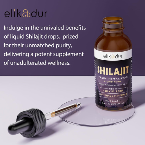 Suplemento Líquido Orgânico De Resina Shilajit, Shilajit Him