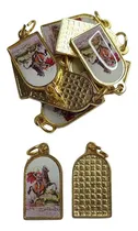 Comprar 10 Dije Medallas San Jorge Santo 25mm Souvenirs Dorada