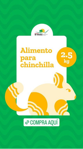 Alimento Colonia El Ombú Para Chinchillas X 25 Kg