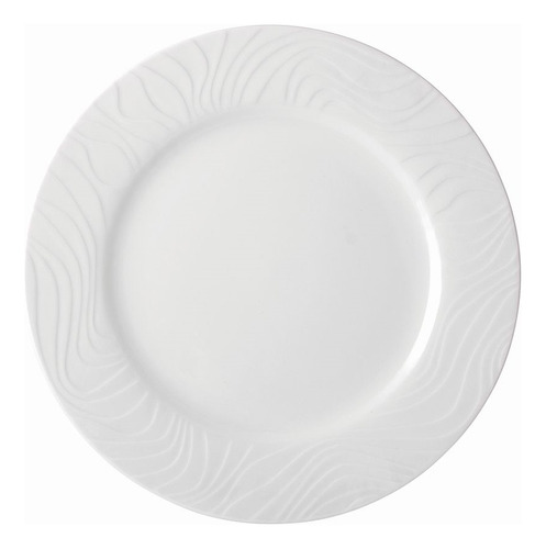 Prato Raso 27 Cm Porcelana Schmidt - Mod. Luiza Larakasa
