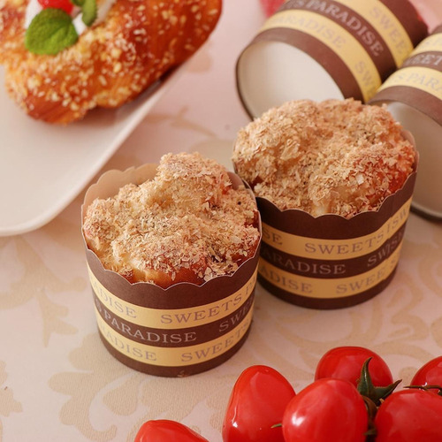 6x Comida Artificial Tazas De Tortas Cupcakes Accesorios De