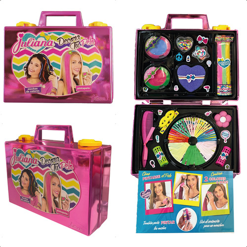 Valijita Juliana Decora Tu Pelo Pink Edición Limitada Pink