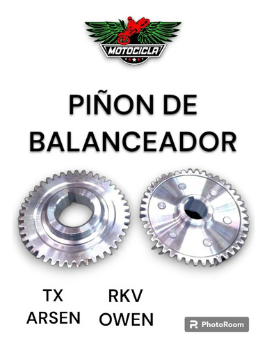 Piñon De Balanceador Moto Tx, Arsen, Rkv Y Owen