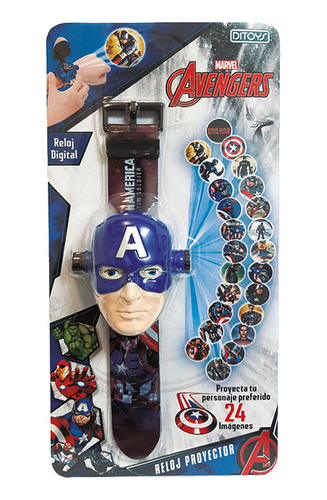 Reloj Proyector Capitan America Avengers
