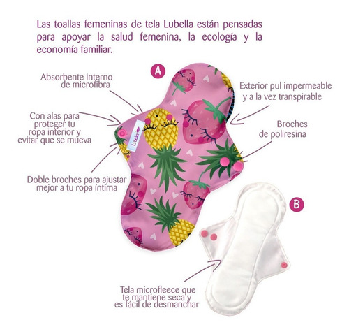 10 Pantiprotectores De Tela+ Detergente + Bolsa Impermeable