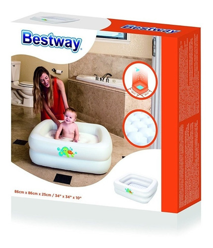 Piscina Inflable Cuadrada Para Bebe - Charrua Store