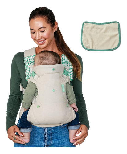 Portabebés Infantino Flip Advanced 4 En 1 Con Babero, Ergonó