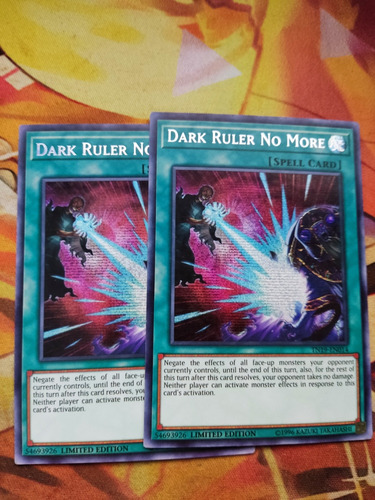 Dark Ruler No More Prismatic Rare Yu-gi-oh 