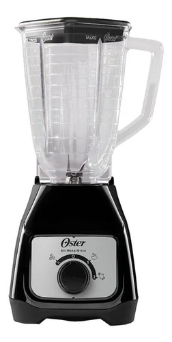 Imagen 1 de 3 de Licuadora Oster BLSTKAP 1.25 L negra con vaso de plástico 127V