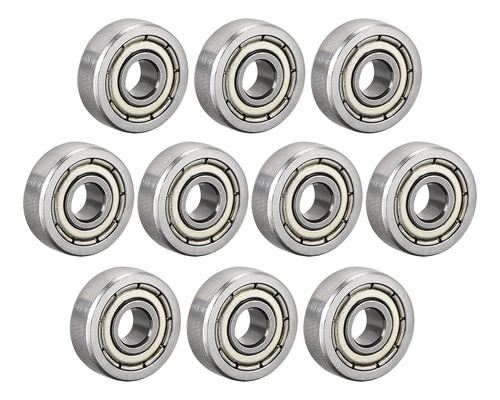 Doble Escudo Rodamiento 604zz, 4 X 12 X 4 Mm, 10 Unidades
