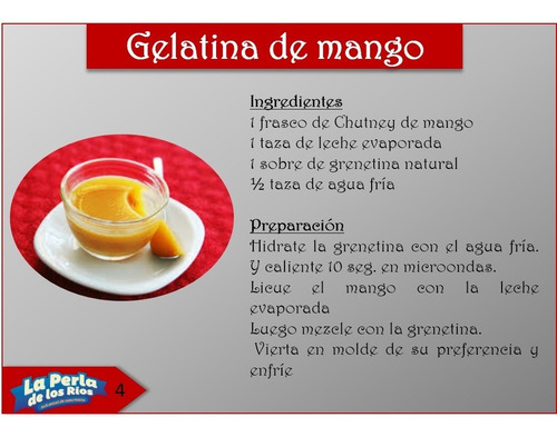 Imagen 5 de 10 de Pulpa De Mango Manila La Perla De Los Rios Cont. Neto 12pz