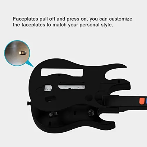 Guitarra De Wii Guitar Hero Para Controlador De Wii Inalámbr