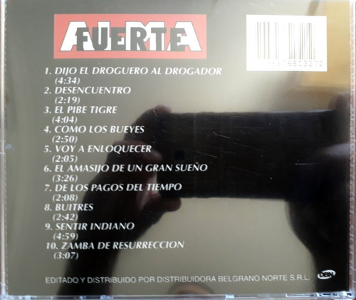 Almafuerte - Mundo Guanaco - Cd Nuevo Iorio
