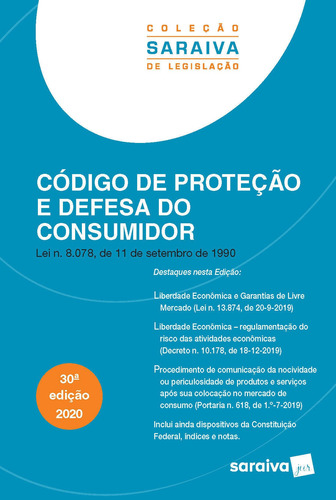 Livro Código De Proteção E Defesa Do Consumidor