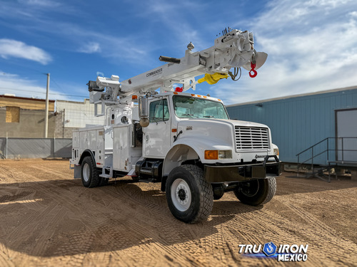 Grua Barrena 1999 International 4700 Con Terex De 11.72 Ton