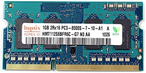 Hynix 1gb Ddr3 Sodimm, Ddr3 Pc3-8500 Non Ecc Unbuffered 1.35