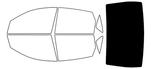 Kit Tinte Ventana Para Ford Focus Sedan Parabrisa Trasero