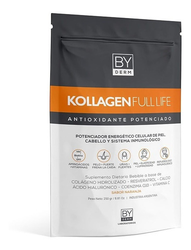 Byderm Kollagen Fulllife Polvo X 250 Gr