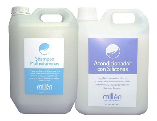 Pack Shampoo Vitamina 2,5 Litros + Acondicionador 2,5 Litros