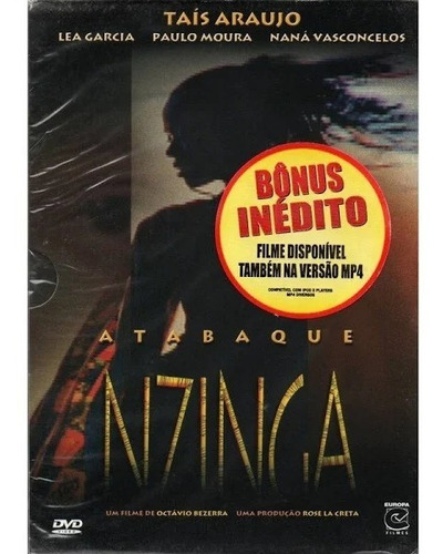 Dvd - Atabaque Nzinga - ( 2007 ) - Taís Araujo - Lacrado