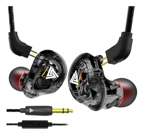 Fone De Ouvido Intra Auricular Original Qkz Vk1 C/ Microfone