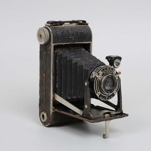Antiga Camera Fotografica Kodak Com Case