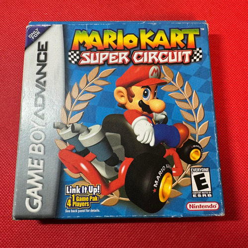 Mario Kart Super Circuit Nintendo Game Boy Advance Gba 