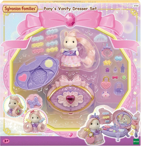 Sylvanian Families Set De Tocador De Pony Calico Critters