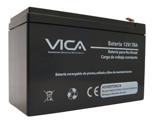 Bateria De Reemplazo Vica 12v 7ah, Generica Vica12v-7ah /vc