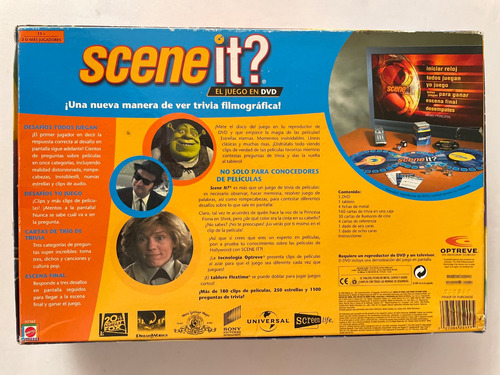 Juego De Mesa Scene It El Juego De Trivia En Dvd Mattel 2005 (Usado)