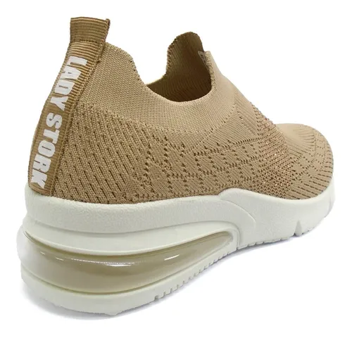 Zapatillas Lady Stork Mujer Elastizada Camara De Aire Nelda