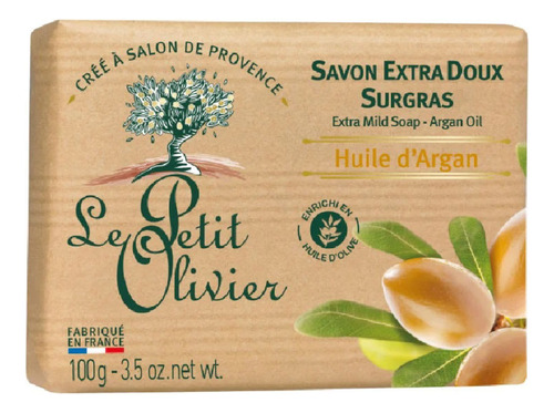 Le Petit Olivier Jabon Extra Suave Argan 100 G Andina Grains