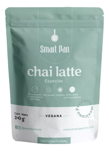 Chai Latte Especias, Polvo Instantáneo, Saludable Vegana240g