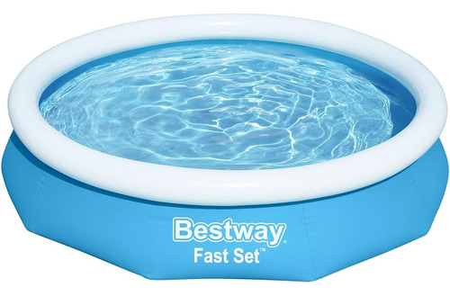 Bestway Fast Set 10 X 26 Round Inflatable Pool Set