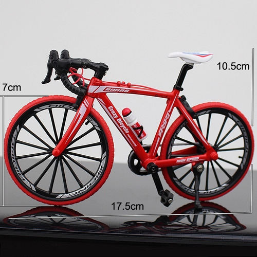 Imagem 6 de 9 de Bicicleta Speed Miniatura Metal 1:10 Mountain Bike Die Cast
